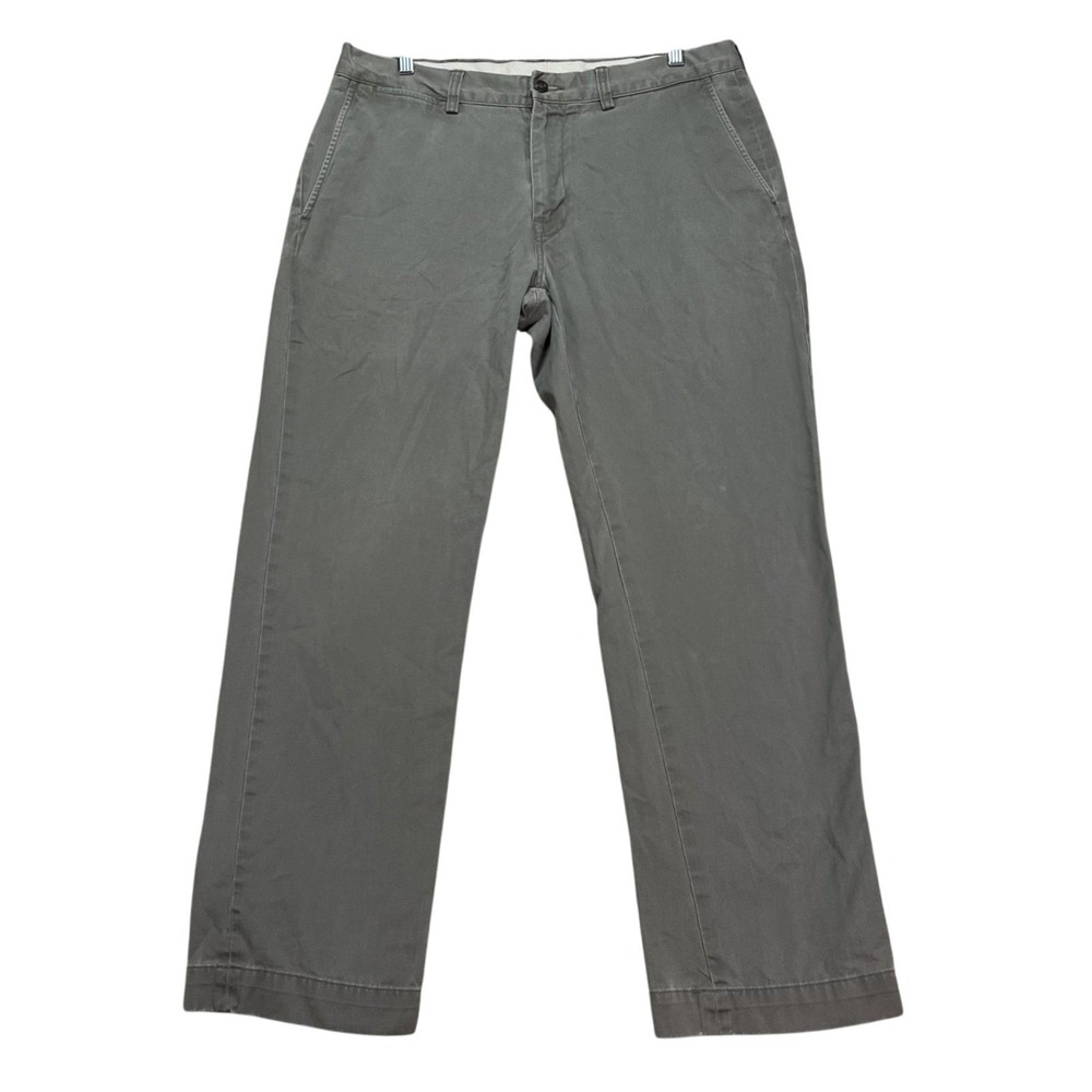 Polo Ralph Lauren Pants Mens 34x30 Gray Chino Straight Leg Classic Fit 5 Pocket